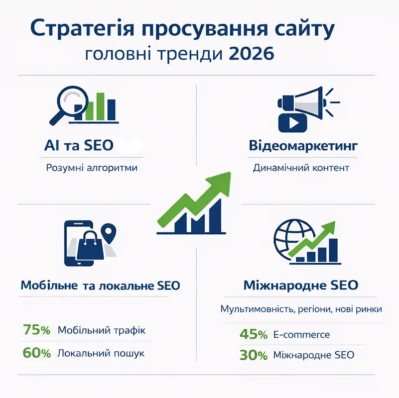 Стратегії просування сайту, головні тренди