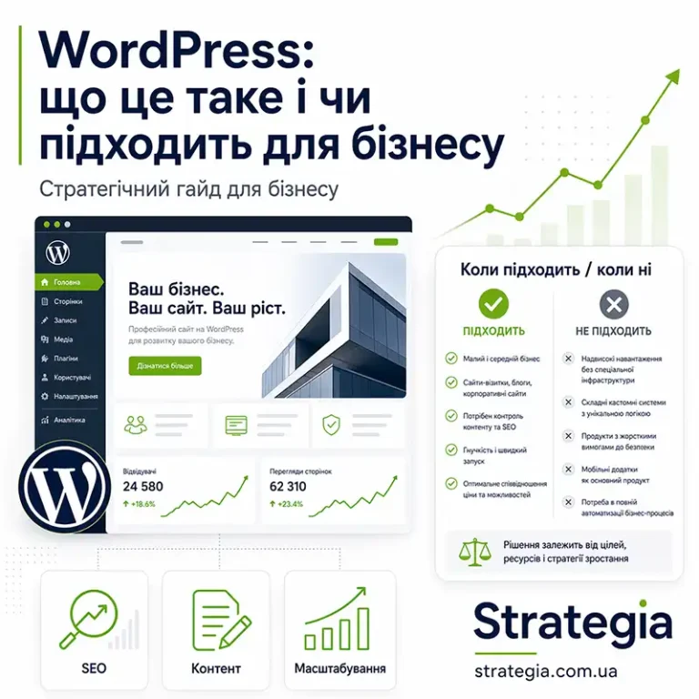 WordPress що це таке для бізнесу — переваги та ризики