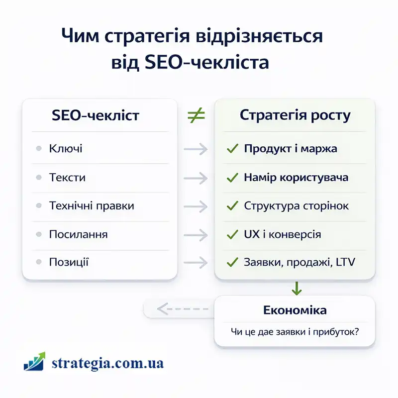 SEO чек-лист скачати безкоштовно Strategia 360