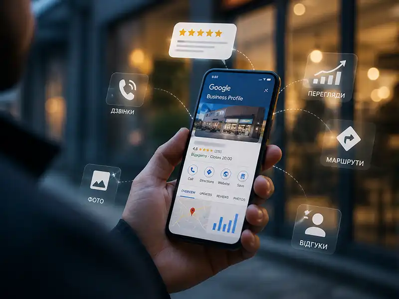 Як Google Maps і Google Business Profile допомагають залучати клієнтів
