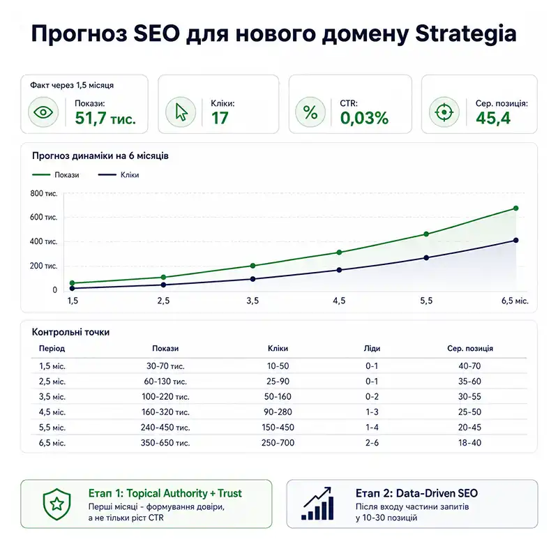 Прогнозная аналитика SEO просування сайту