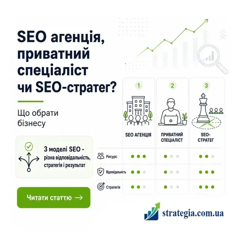 SEO агенція, приватний спеціаліст чи SEO-стратег