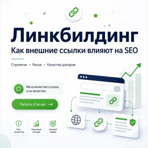 Линкбилдинг, как внешние ссылки влияют на SEO