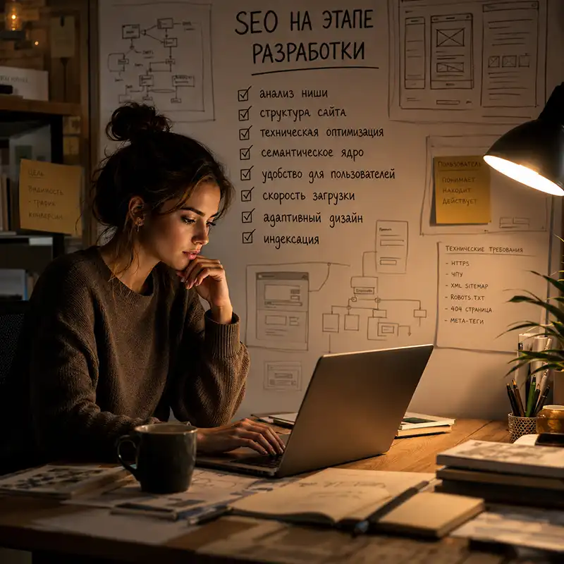 Разработка структуры будущего сайта с учетом SEO
