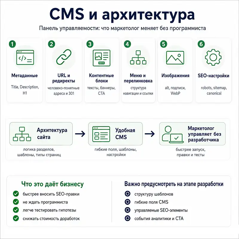 Схема інтеграції SEO-вимог у процес розробки сайту