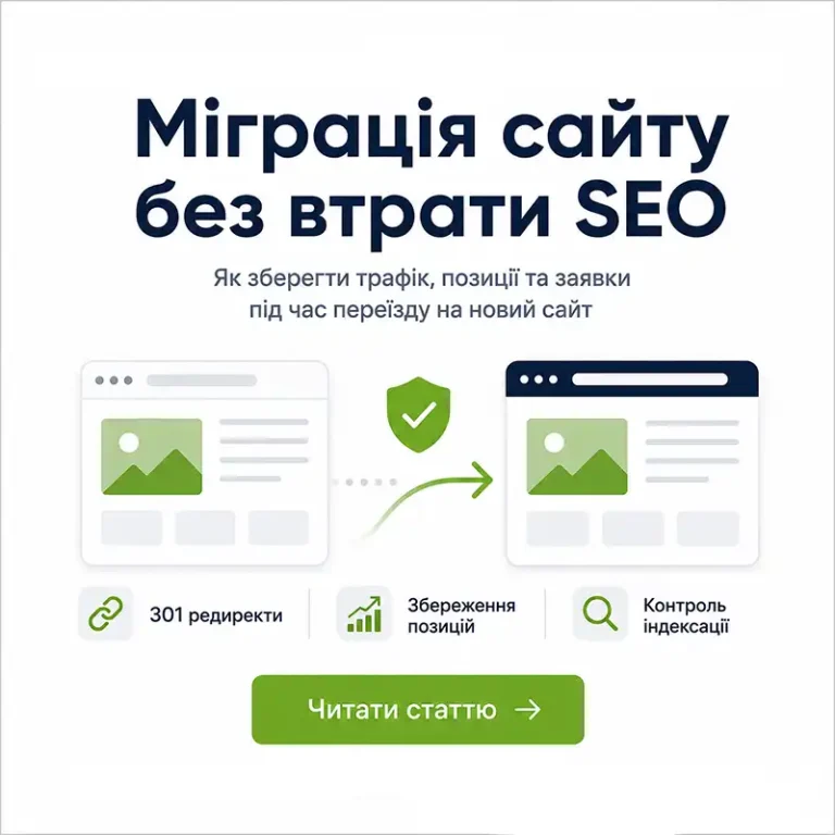 Міграція сайту без втрати трафіку Strategia