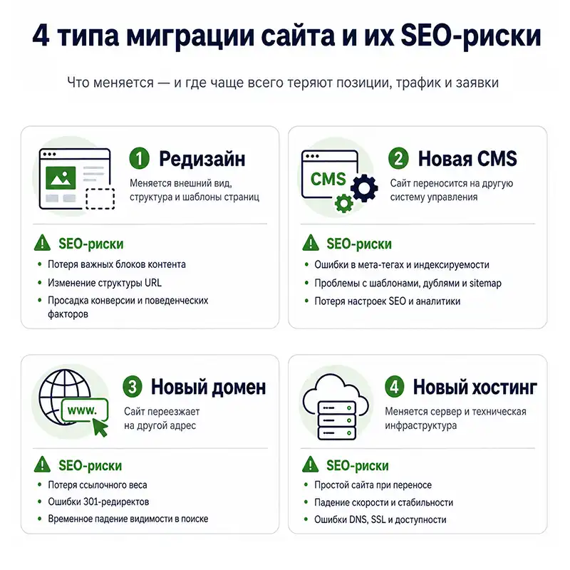 Как провести переезд сайта без технического хаоса