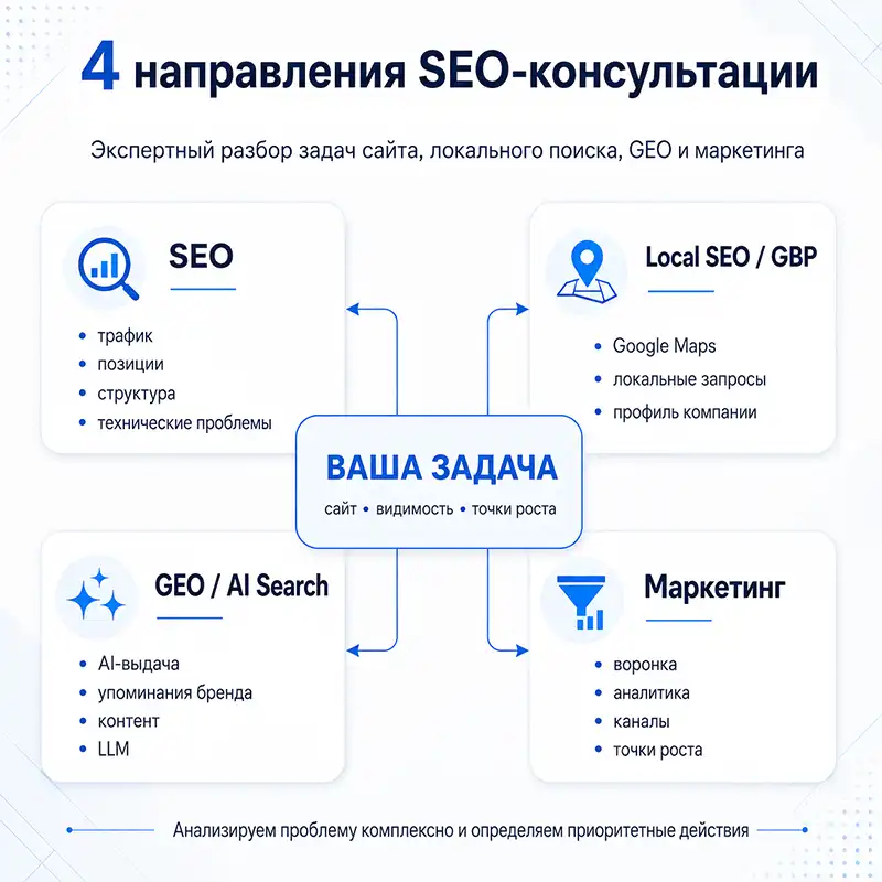 SEO консультація спеціаліста з аналізом сайту - Strategia