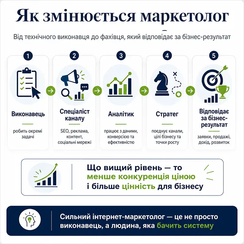 Чим інтернет-маркетолог відрізняється від маркетолога